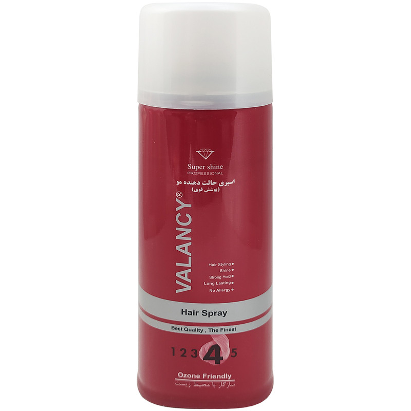 اسپری نگهدارنده حالت مو والانسی مدل Shine حجم 200 میلی لیتر اسپری نگهدارنده حالت مو والانسی مدل Shine حجم 200 میلی لیتر