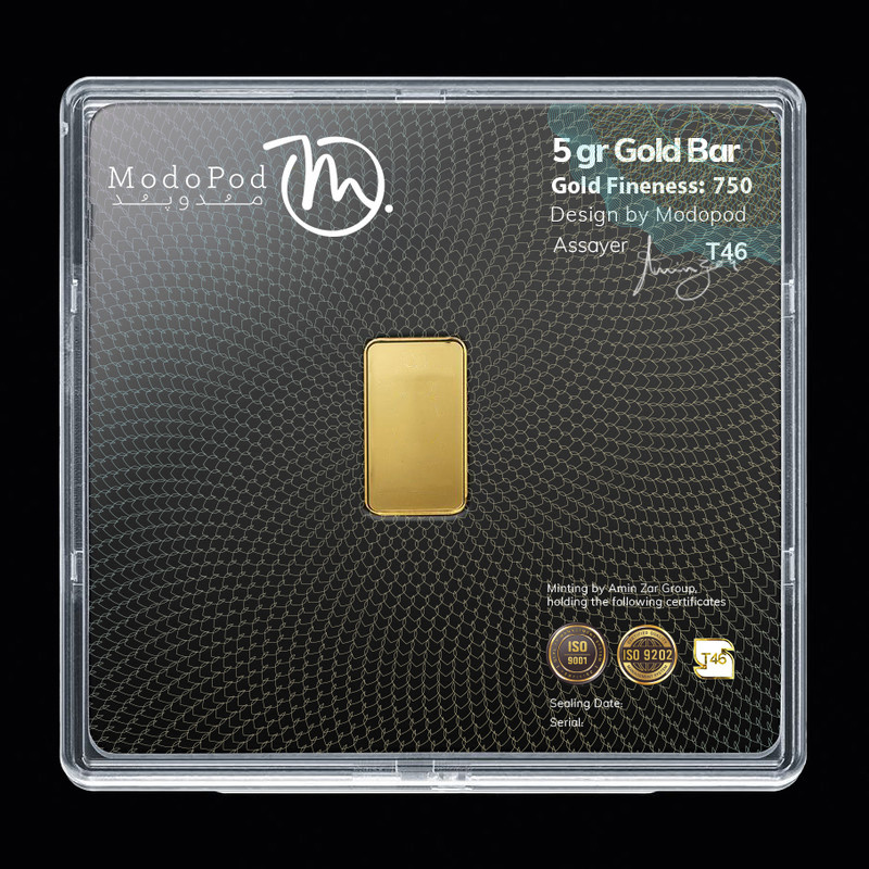 شمش طلا 18 عیار مدوپد مدل نوروز و سال نو کد SG11583 شمش طلا 18 عیار مدوپد مدل نوروز و سال نو کد SG11583