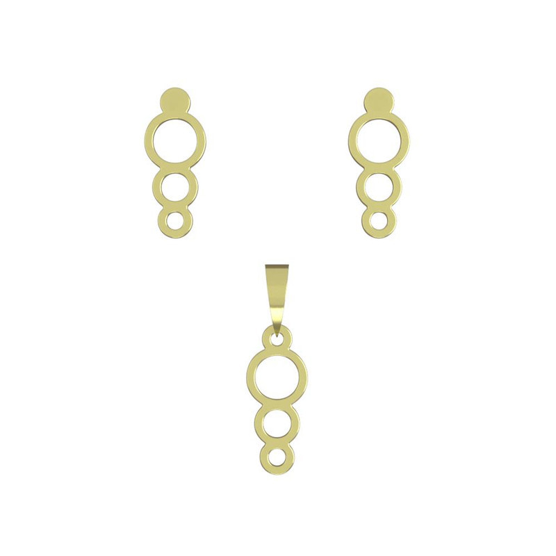 نیم ست طلا 18 عیار زنانه مدوپد مدل حلقه کد NA12045 نیم ست طلا 18 عیار زنانه مدوپد مدل حلقه کد NA12045