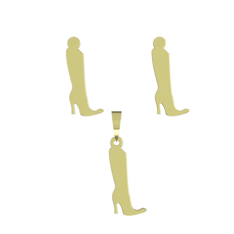 نیم ست طلا 18 عیار زنانه مدوپد مدل برت کد NA12322 نیم ست طلا 18 عیار زنانه مدوپد مدل برت کد NA12322