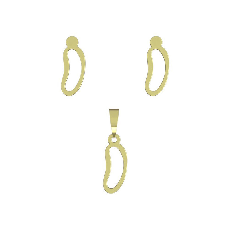 نیم ست طلا 18 عیار زنانه مدوپد مدل حلقه کد NA12583 نیم ست طلا 18 عیار زنانه مدوپد مدل حلقه کد NA12583