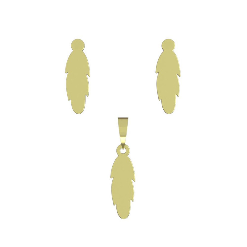 نیم ست طلا 18 عیار زنانه مدوپد مدل پر کد NA12733 نیم ست طلا 18 عیار زنانه مدوپد مدل پر کد NA12733