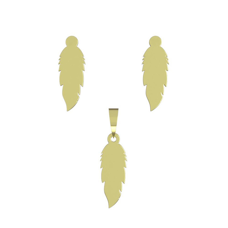 نیم ست طلا 18 عیار زنانه مدوپد مدل پر کد NA12785 نیم ست طلا 18 عیار زنانه مدوپد مدل پر کد NA12785