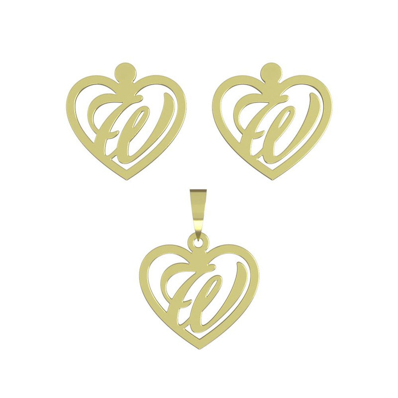 نیم ست طلا 18 عیار زنانه مدوپد مدل حرف w کد NA12906 نیم ست طلا 18 عیار زنانه مدوپد مدل حرف w کد NA12906