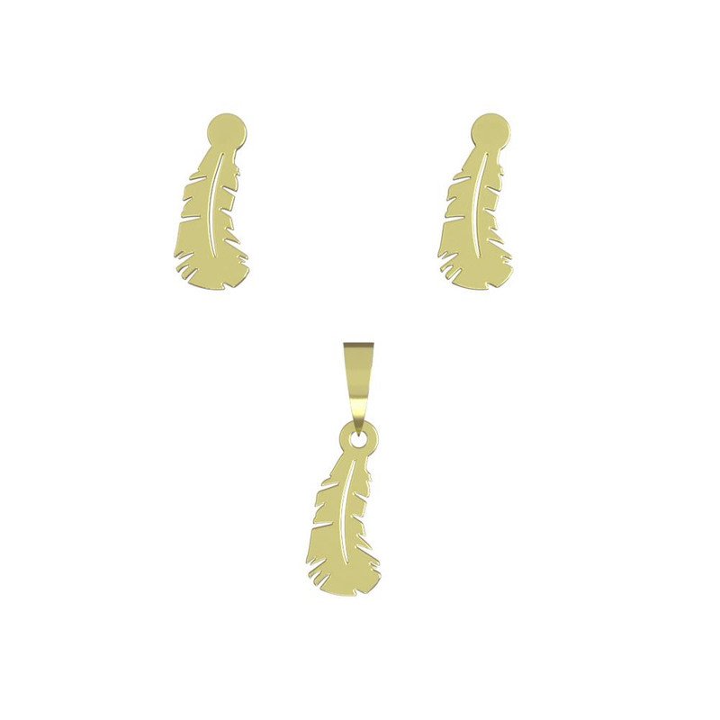 نیم ست طلا 18 عیار زنانه مدوپد مدل پر کد NA13468 نیم ست طلا 18 عیار زنانه مدوپد مدل پر کد NA13468