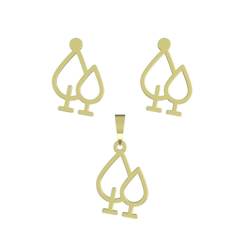 نیم ست طلا 18 عیار زنانه مدوپد مدل درخت کد NA15822