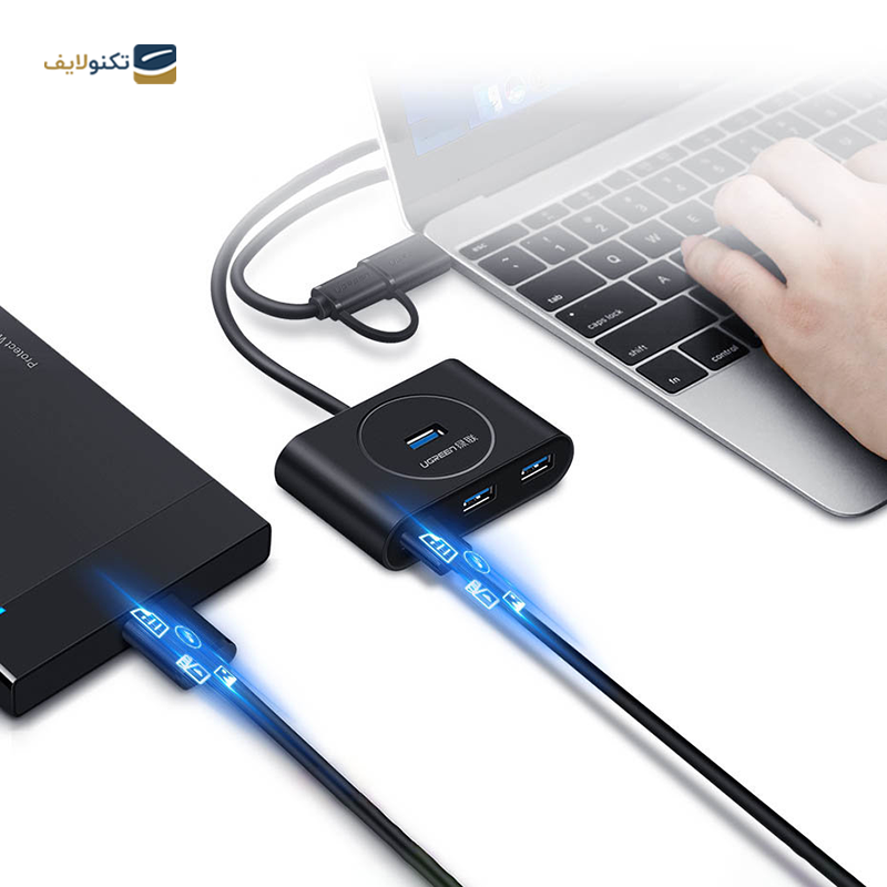 gallery-هاب USB-A یوگرین 4 پورت CR113 مدل 20290 copy.png gallery-هاب USB-A یوگرین 4 پورت CR113 مدل 20290 copy.png