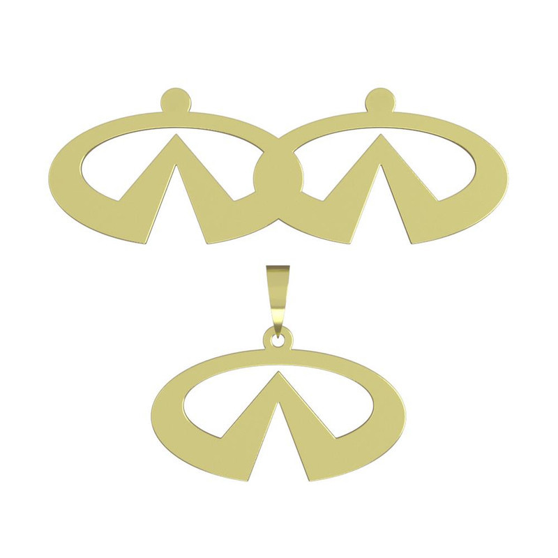 نیم ست طلا 18 عیار زنانه مدوپد مدل اینفینیتی کد NA16211 نیم ست طلا 18 عیار زنانه مدوپد مدل اینفینیتی کد NA16211