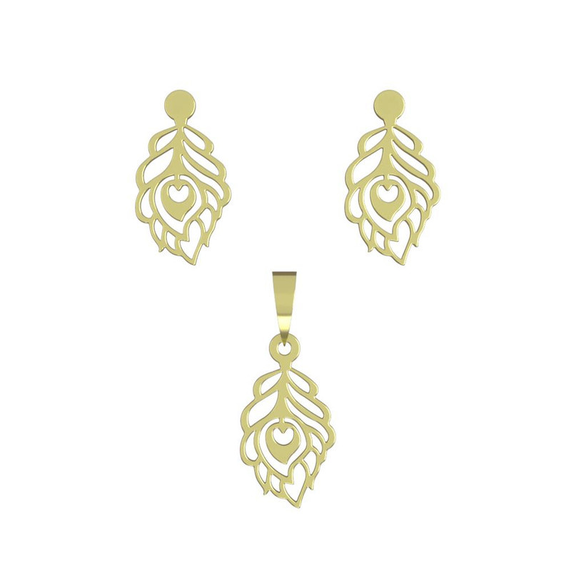 نیم ست طلا 18 عیار زنانه مدوپد مدل هندسی کد NA10671 نیم ست طلا 18 عیار زنانه مدوپد مدل هندسی کد NA10671