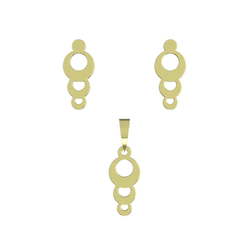 نیم ست طلا 18 عیار زنانه مدوپد مدل حلقه کد NA11086 نیم ست طلا 18 عیار زنانه مدوپد مدل حلقه کد NA11086