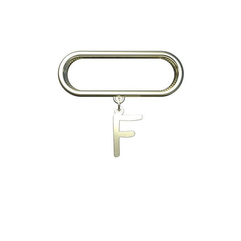 آویز ساعت طلا 18 عیار زنانه مدوپد مدل حرف F کد SL1-1486 آویز ساعت طلا 18 عیار زنانه مدوپد مدل حرف F کد SL1-1486