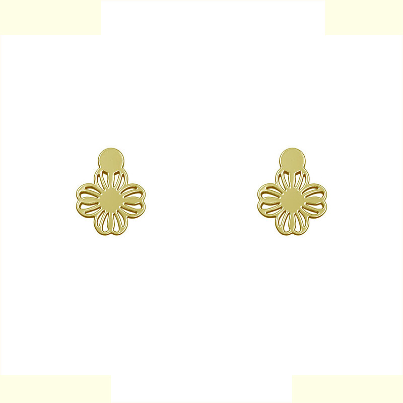 گوشواره طلا 18 عیار زنانه مدوپد مدل گل کد GA1-10118 گوشواره طلا 18 عیار زنانه مدوپد مدل گل کد GA1-10118