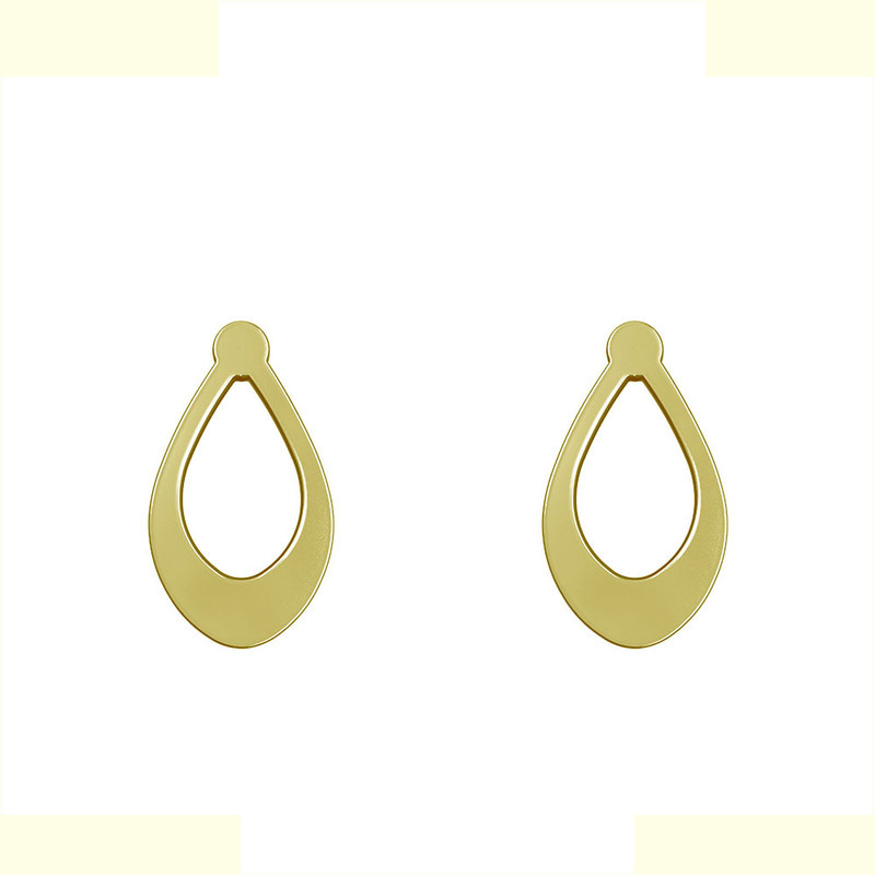 گوشواره طلا 18 عیار زنانه مدوپد مدل اشک کد GA1-10306