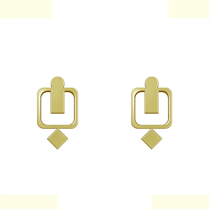 گوشواره طلا 18 عیار زنانه مدوپد مدل هندسی کد GA1-10325 گوشواره طلا 18 عیار زنانه مدوپد مدل هندسی کد GA1-10325