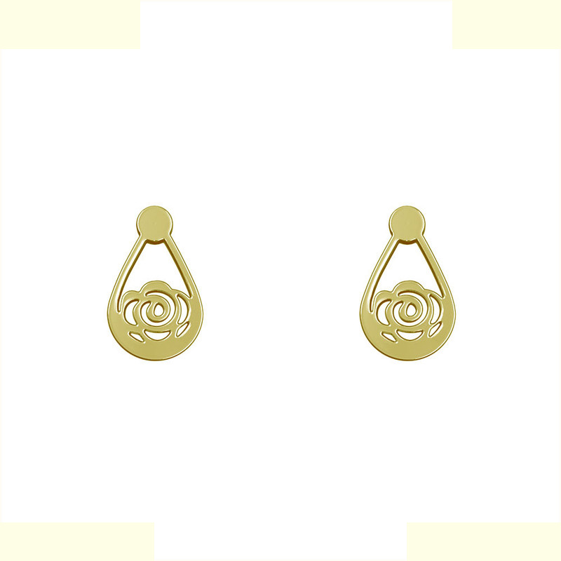 گوشواره طلا 18 عیار زنانه مدوپد مدل گل کد GA1-10342 گوشواره طلا 18 عیار زنانه مدوپد مدل گل کد GA1-10342