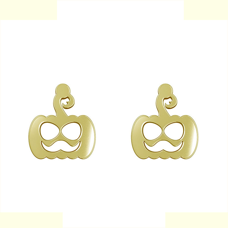 گوشواره طلا 18 عیار زنانه مدوپد مدل کدو هالووین کد GA1-10360 گوشواره طلا 18 عیار زنانه مدوپد مدل کدو هالووین کد GA1-10360