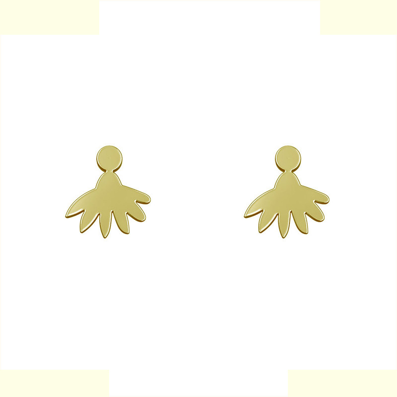 گوشواره طلا 18 عیار زنانه مدوپد مدل برگ کد GA1-10515 گوشواره طلا 18 عیار زنانه مدوپد مدل برگ کد GA1-10515