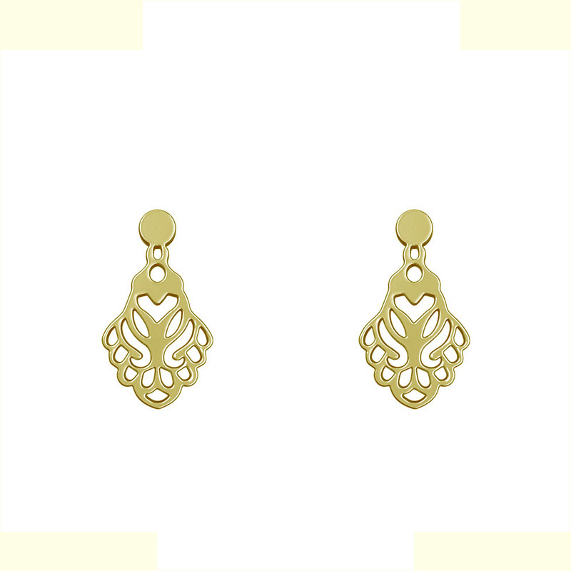 گوشواره طلا 18 عیار زنانه مدوپد مدل اسلیمی کد GA1-10622 گوشواره طلا 18 عیار زنانه مدوپد مدل اسلیمی کد GA1-10622