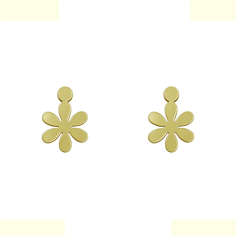 گوشواره طلا 18 عیار زنانه مدوپد مدل گل کد GA1-10638 گوشواره طلا 18 عیار زنانه مدوپد مدل گل کد GA1-10638