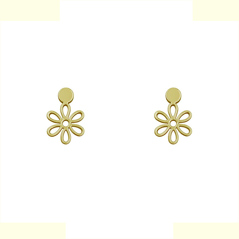 گوشواره طلا 18 عیار زنانه مدوپد مدل گل کد GA1-10664 گوشواره طلا 18 عیار زنانه مدوپد مدل گل کد GA1-10664