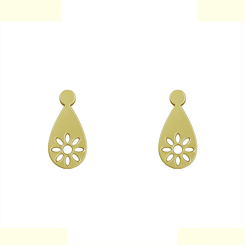 گوشواره طلا 18 عیار زنانه مدوپد مدل خورشید کد GA1-10733 گوشواره طلا 18 عیار زنانه مدوپد مدل خورشید کد GA1-10733