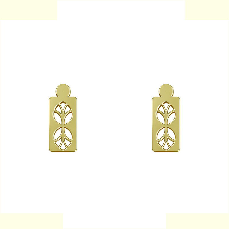 گوشواره طلا 18 عیار زنانه مدوپد مدل مستطیل کد GA1-10863 گوشواره طلا 18 عیار زنانه مدوپد مدل مستطیل کد GA1-10863