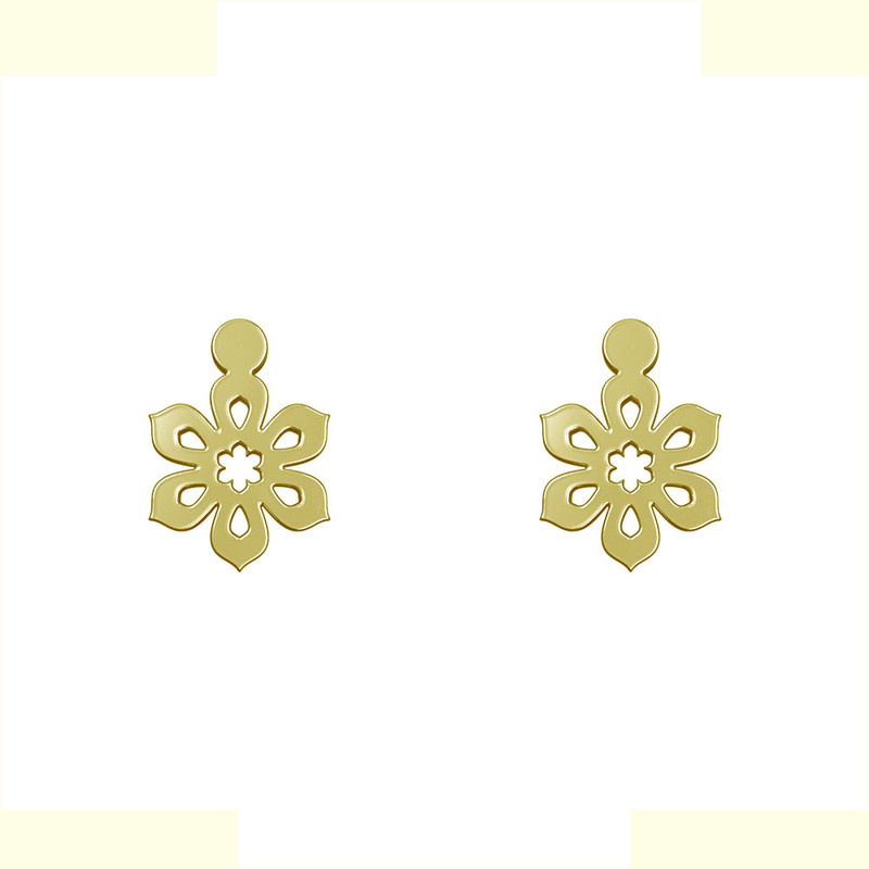 گوشواره طلا 18 عیار زنانه مدوپد مدل گل کد GA1-10897 گوشواره طلا 18 عیار زنانه مدوپد مدل گل کد GA1-10897