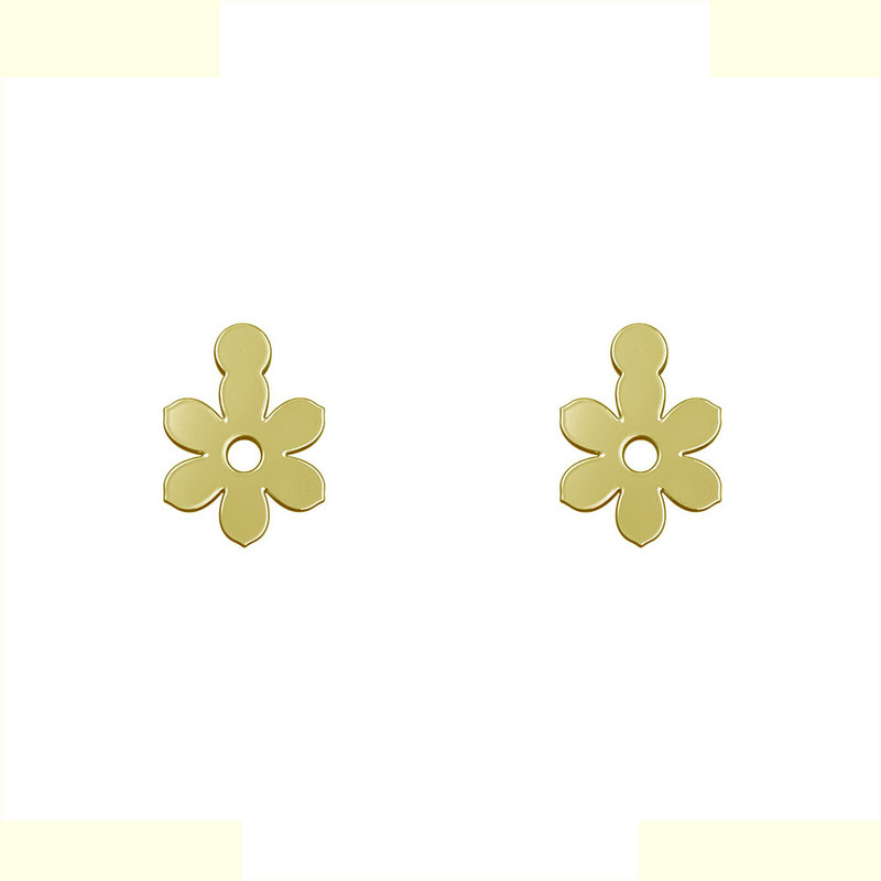 گوشواره طلا 18 عیار زنانه مدوپد مدل گل کد GA1-10934 گوشواره طلا 18 عیار زنانه مدوپد مدل گل کد GA1-10934