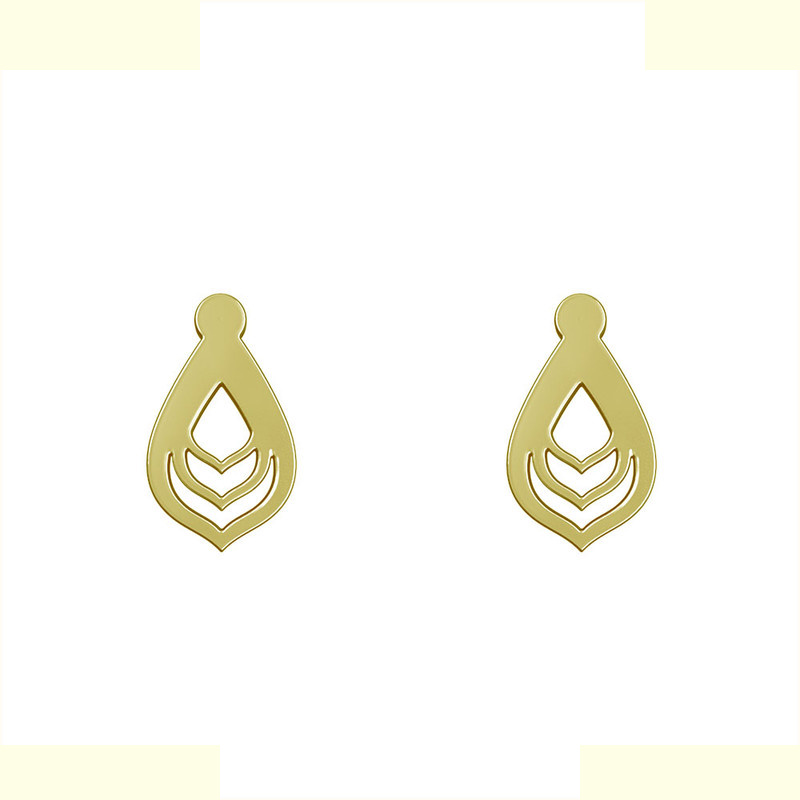 گوشواره طلا 18 عیار زنانه مدوپد مدل اشک کد GA1-10958 گوشواره طلا 18 عیار زنانه مدوپد مدل اشک کد GA1-10958