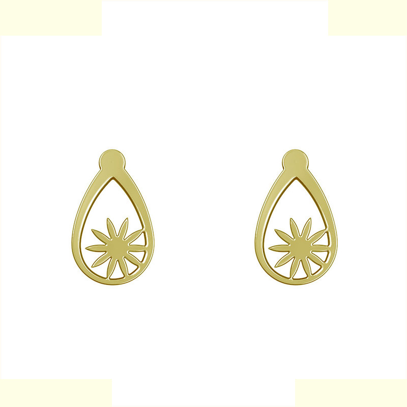 گوشواره طلا 18 عیار زنانه مدوپد مدل گل کد GA1-10987 گوشواره طلا 18 عیار زنانه مدوپد مدل گل کد GA1-10987