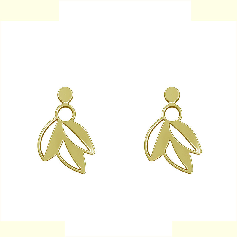 گوشواره طلا 18 عیار زنانه مدوپد مدل گل کد GA1-11040 گوشواره طلا 18 عیار زنانه مدوپد مدل گل کد GA1-11040