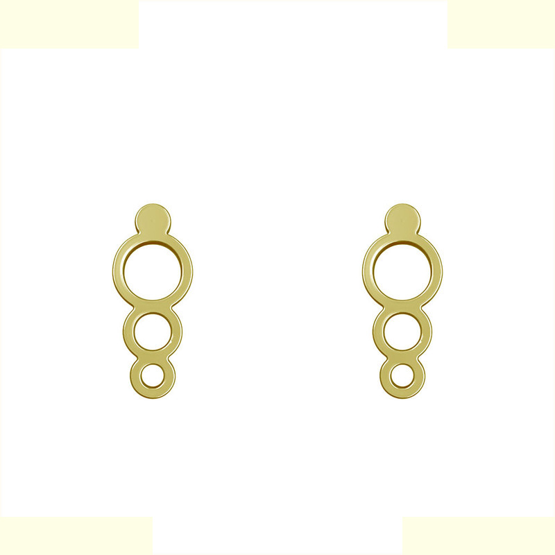 گوشواره طلا 18 عیار زنانه مدوپد مدل حلقه دایره کد GA1-11070 گوشواره طلا 18 عیار زنانه مدوپد مدل حلقه دایره کد GA1-11070