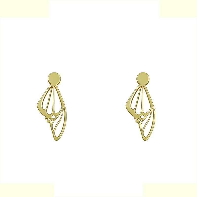 گوشواره طلا 18 عیار زنانه مدوپد مدل بال پروانه کد GA1-11085 گوشواره طلا 18 عیار زنانه مدوپد مدل بال پروانه کد GA1-11085