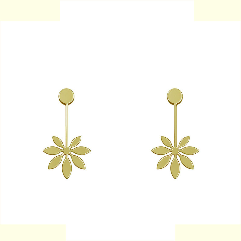 گوشواره طلا 18 عیار زنانه مدوپد مدل گل کد GA1-11112 گوشواره طلا 18 عیار زنانه مدوپد مدل گل کد GA1-11112