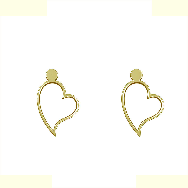 گوشواره طلا 18 عیار زنانه مدوپد مدل قلب کد GA1-11114 گوشواره طلا 18 عیار زنانه مدوپد مدل قلب کد GA1-11114