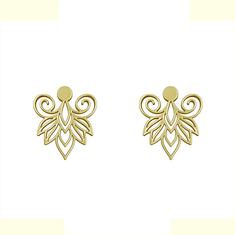 گوشواره طلا 18 عیار زنانه مدوپد مدل برگ کد GA1-11149 گوشواره طلا 18 عیار زنانه مدوپد مدل برگ کد GA1-11149