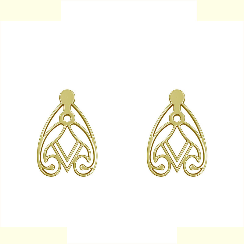 گوشواره طلا 18 عیار زنانه مدوپد مدل اسلیمی کد GA1-11350 گوشواره طلا 18 عیار زنانه مدوپد مدل اسلیمی کد GA1-11350