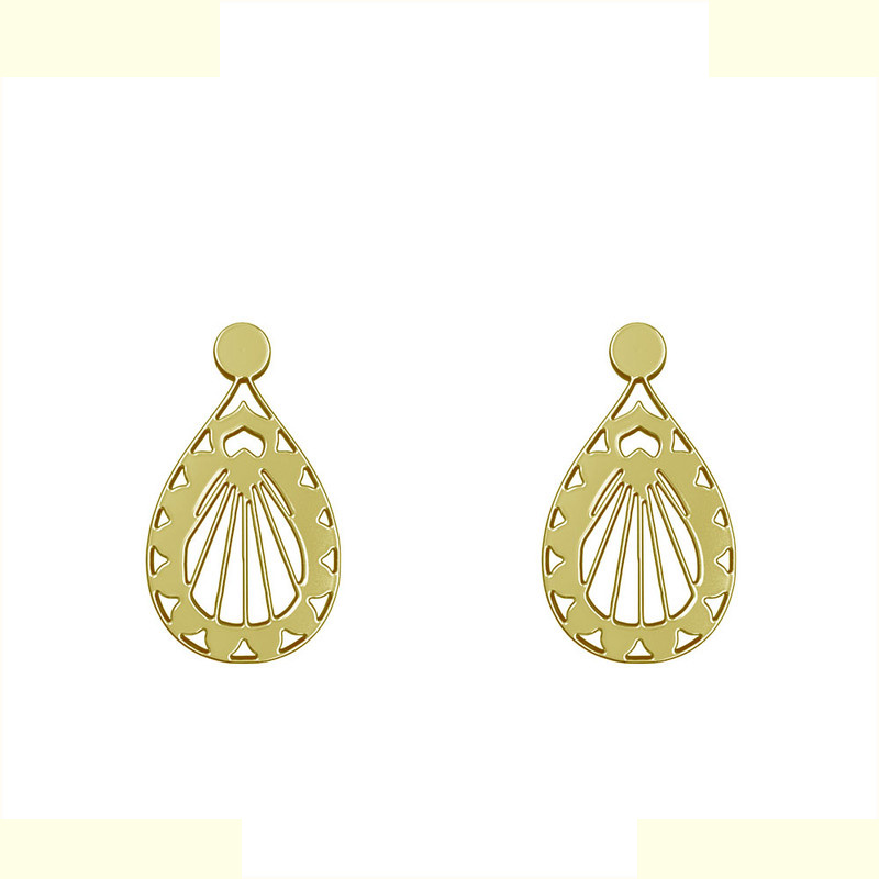 گوشواره طلا 18 عیار زنانه مدوپد مدل اشک کد GA1-11357 گوشواره طلا 18 عیار زنانه مدوپد مدل اشک کد GA1-11357