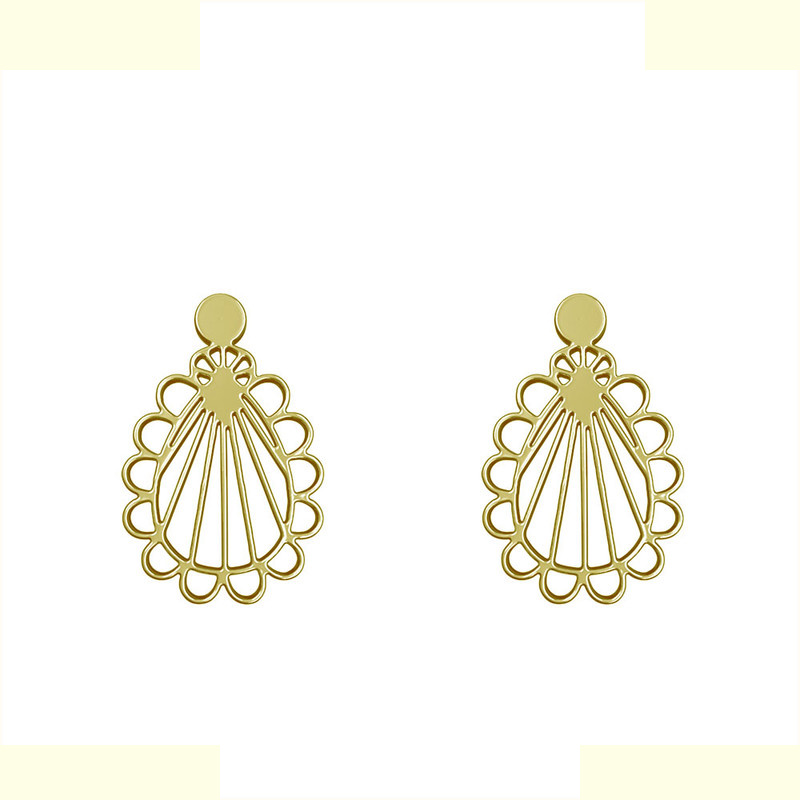 گوشواره طلا 18 عیار زنانه مدوپد مدل هندسی کد GA1-11358 گوشواره طلا 18 عیار زنانه مدوپد مدل هندسی کد GA1-11358