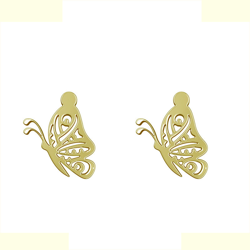 گوشواره طلا 18 عیار زنانه مدوپد مدل پروانه کد GA1-11392 گوشواره طلا 18 عیار زنانه مدوپد مدل پروانه کد GA1-11392