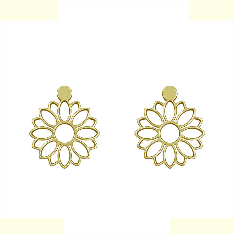 گوشواره طلا 18 عیار زنانه مدوپد مدل گل کد GA1-11441 گوشواره طلا 18 عیار زنانه مدوپد مدل گل کد GA1-11441