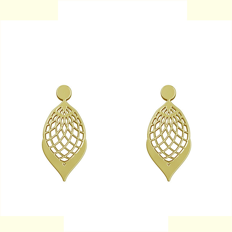 گوشواره طلا 18 عیار زنانه مدوپد مدل اسلیمی کد GA1-11450 گوشواره طلا 18 عیار زنانه مدوپد مدل اسلیمی کد GA1-11450