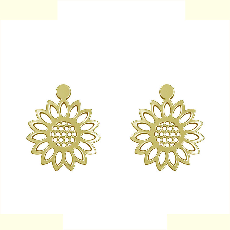 گوشواره طلا 18 عیار زنانه مدوپد مدل گل کد GA1-11459 گوشواره طلا 18 عیار زنانه مدوپد مدل گل کد GA1-11459