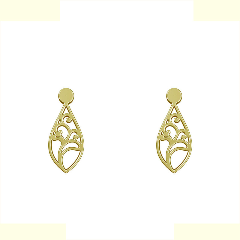 گوشواره طلا 18 عیار زنانه مدوپد مدل هندسی کد GA1-11511 گوشواره طلا 18 عیار زنانه مدوپد مدل هندسی کد GA1-11511