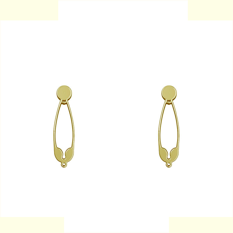 گوشواره طلا 18 عیار زنانه مدوپد مدل سنجاق کد GA1-11515 گوشواره طلا 18 عیار زنانه مدوپد مدل سنجاق کد GA1-11515