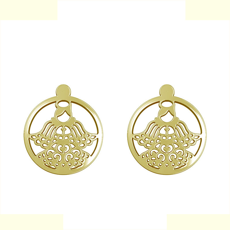 گوشواره طلا 18 عیار زنانه مدوپد مدل فرشته کد GA1-11529 گوشواره طلا 18 عیار زنانه مدوپد مدل فرشته کد GA1-11529