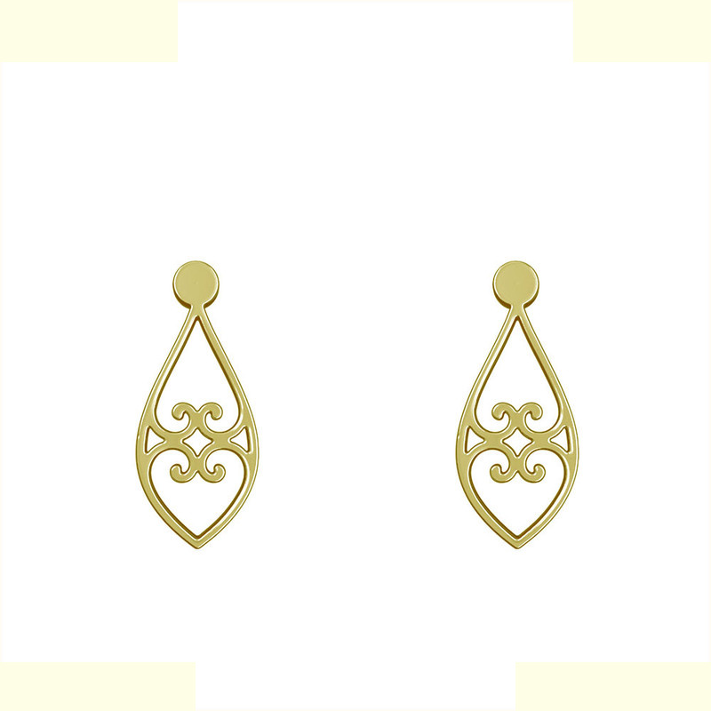 گوشواره طلا 18 عیار زنانه مدوپد مدل هندسی کد GA1-11530 گوشواره طلا 18 عیار زنانه مدوپد مدل هندسی کد GA1-11530