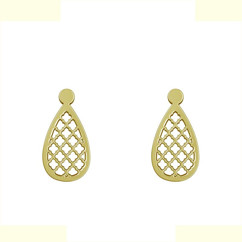 گوشواره طلا 18 عیار زنانه مدوپد مدل اشک کد GA1-11536 گوشواره طلا 18 عیار زنانه مدوپد مدل اشک کد GA1-11536