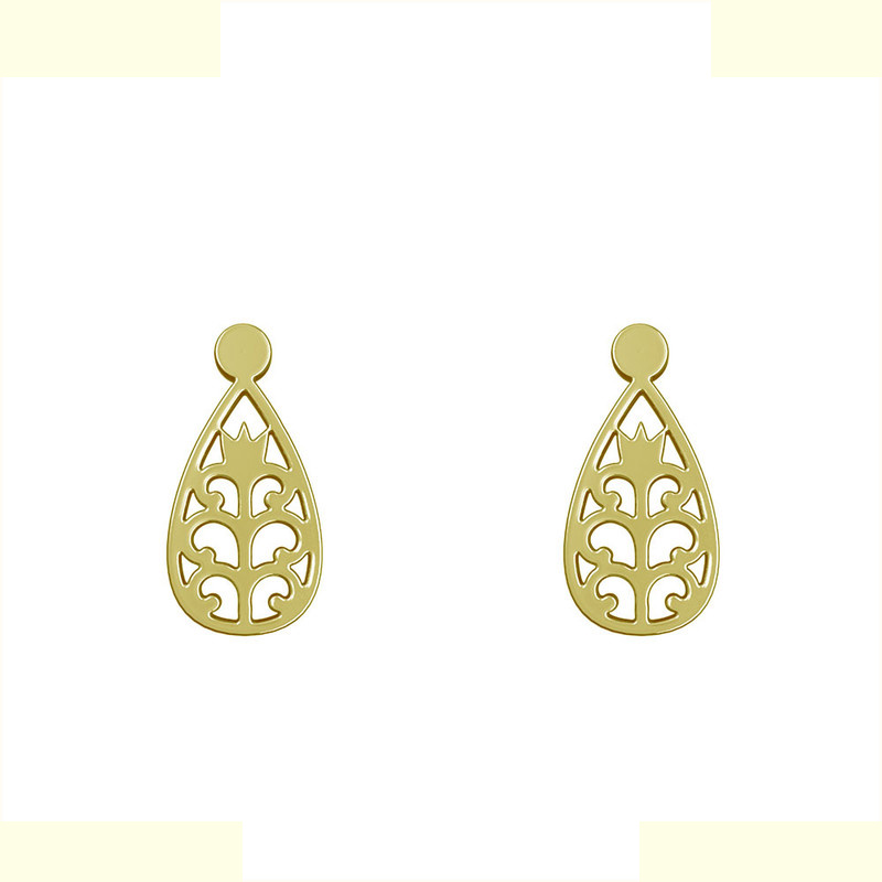 گوشواره طلا 18 عیار زنانه مدوپد مدل اشک کد GA1-11539 گوشواره طلا 18 عیار زنانه مدوپد مدل اشک کد GA1-11539