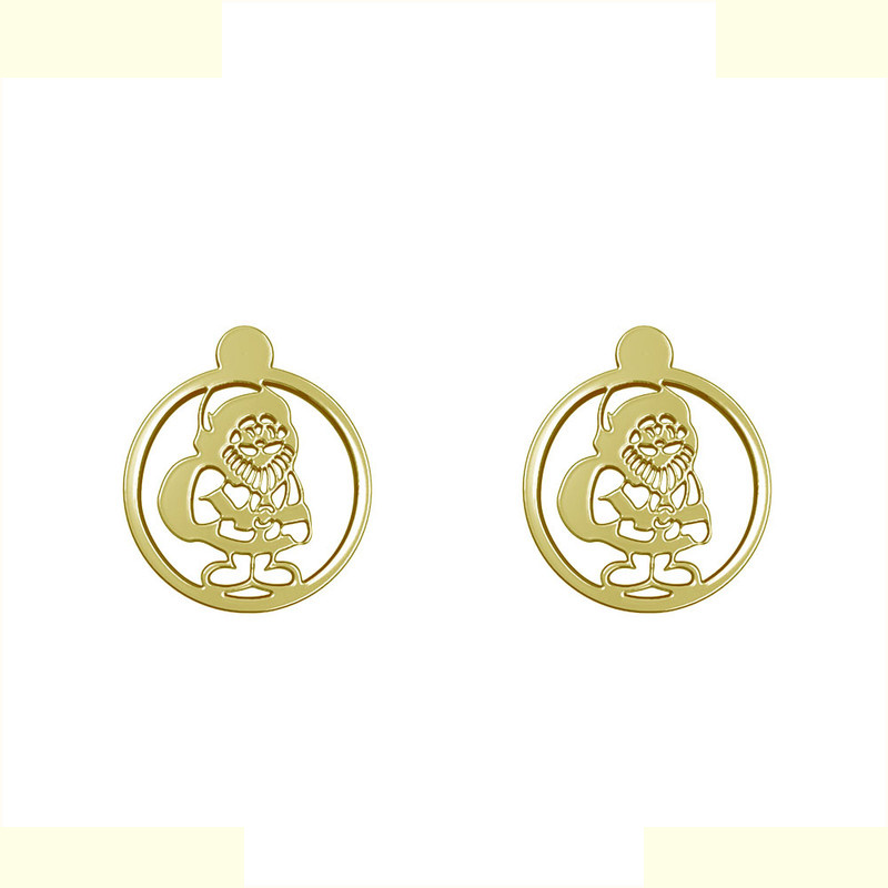 گوشواره طلا 18 عیار زنانه مدوپد مدل بابانوئل کد GA1-11544 گوشواره طلا 18 عیار زنانه مدوپد مدل بابانوئل کد GA1-11544